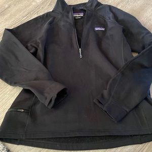 Patagonia Black Women Long Sleeve, Zip up